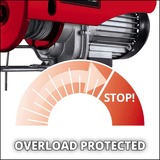 EINHELL Elektrische kabeltakel TC-EH 500 lier Rood