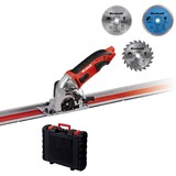 Einhell Mini handcirkelzaag TC-CS 860/1 Kit Geleiderails, 3 zaagbladen, koffer