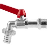 GARDENA Kogel-uitloopventiel 3/4" waterkraan Zilver/rood, 7333-20