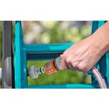 GARDENA Metalen Slangenwagen 100 Grijs/turquoise, 2674-20