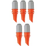 GARDENA Micro-Drip-System sproeier 360° mondstuk Grijs/oranje, 1365-20, 5 stuks