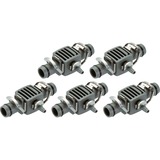 GARDENA Reduceer T-stuk 13/4,6 mm verbinding Grijs, 8333-20, 5 stuks