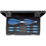 GEDORE Elektronica Schroevendraaierset 7-delig gereedschapsset Zwart/blauw