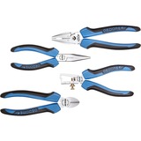 GEDORE Tangenset 4-delig Zwart/blauw, 6730800