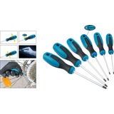 Hazet Schroevendraaierset 810T/6 blauw/zwart, 6 stuks