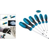 Hazet Schroevendraaierset 810/6 blauw/zwart, 6 stuks