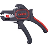 KNIPEX Automatische afstriptang 1262180 Zwart/rood