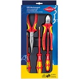 KNIPEX VDE-gereedschapset 00 20 13 gereedschapsset Rood/geel, 5 delig