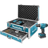Makita 14,4V Boor/schroefmachine DDF343SYX3 schroefboor Incl. accu, oplader, koffer, 59-delige acc. set