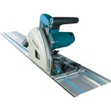 Makita 230 V Invalcirkelzaag 165 mm SP6000J handcirkelzaag Blauw/zwart, In Mbox, incl. tas voor geleiderail