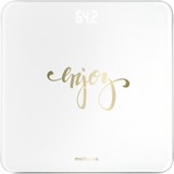 Medisana Glazen personenweegschaal PS 438 Wit/goud, Design: Enjoy