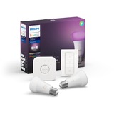 Philips Hue White and Color Ambiance Starterkit E27 ledverlichting Wit, 2000K - 6500K, Dimbaar