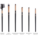 Rio Eye Essentials Cosmetic Brush Collection kwasten Zwart, 6 stuks