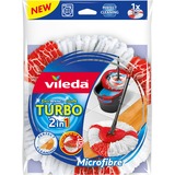 Vileda Turbo 2in1 refill vloerwisser Wit/rood