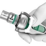 Wera 8100 SC 6 Zyklop Speed-ratelset, 1/2"-aandrijving gereedschapsset Zwart/groen, 28-delig