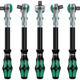 Wera 8100 SC 6 Zyklop Speed-ratelset, 1/2"-aandrijving gereedschapsset Zwart/groen, 28-delig