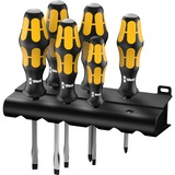 Wera 932/918/6 Schroevendraaierset Kraftform Zwart/geel, 6-delig