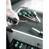 Wera Schroevendraaierset 334/335/6 Kraftform Plus, Lasertip met rek Zwart/groen, 6-delig