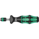 Wera Serie 7400 Kraftform instelbare momentschroevendraaier draaimomentsleutel Zwart/groen, 0.3 tot 1.2 Nm, met Rapidaptor snelwisselhouder