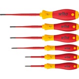 Wiha Schroevendraaierset SoftFinish electric slimFix Rood/geel, 6-delig