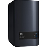 WD My Cloud EX2 Ultra, 4 TB nas Zwart, WDBVBZ0040JCH, USB 3.0