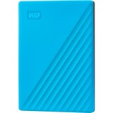 WD My Passport 2 TB externe harde schijf Blauw/zwart, WDBYVG0020BBL-WESN, Micro-USB-B 3.2 (5 Gbit/s)