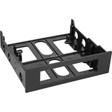 DeLOCK 3,5" naar 5.25" inbouwframe Zwart, Bulk