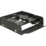 DeLOCK Inbouwframe 5.25" voor 1x 3.5" en 2x 2.5" Zwart, 18000