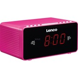 Lenco CR-510 Klokradio radiowekker Pink, FM, 2x Alarm