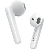 Trust Primo Touch Bluetooth Wireless Earphones hoofdtelefoon Wit, 23783, Bluetooth