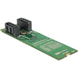 DeLOCK Converter M.2 Key B+M male > 2 x SATA 7 pin male with RAID 62961