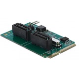 DeLOCK Mini PCIe Converter naar 2xSATA met RAID 