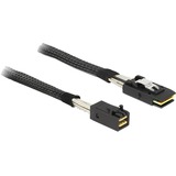 DeLOCK Mini SAS HD SFF-8643 > Mini SAS SFF-8087, 0,5m kabel Zwart, 83388