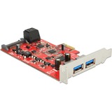 DeLOCK PCIe kaart 2x USB3.0 + 2x Sata 6Gb/s controller Low Profile