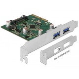 DeLOCK PCIe x4 > 2x externe USB 3.1 Gen 2 A usb-controller 