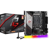 ASRock X570 Phantom Gaming -ITX/ TB3, socket AM4 moederbord RAID, Gb-LAN, WLAN, Sound, Mini-ITX, RGB