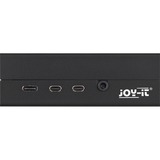 Joy-IT Aluminium behuizing voor Raspberry Pi 4 B Zwart