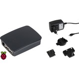 Raspberry Pi Foundation Officiële Raspberry Behuizing & Voeding Bundel Zwart