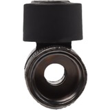 Alphacool 2-way Kogelkraan G1/4 Nickel kraanstuk Zwart