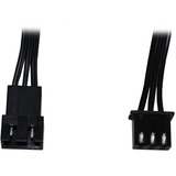 Alphacool Eisblock XPX Aurora Edge Acryl Black cpu-koeler Transparant/zwart