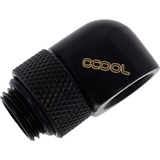Alphacool Eiszapfen L-connector rotatable G1/4 AG to G1/4 IG aansluiting Zwart