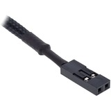 Alphacool Eiszapfen temperatuursensor G1/4 IG/IG met AG-adapter Chroom