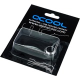 Alphacool HF Dubbele nippel G1/4 buitendraad naar G1/4 buitendraad met O-ring reserveonderdeel Chroom