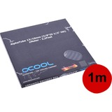 Alphacool Slang AlphaTube HF 13/10 (3/8"ID) - UV zwart Zwart, 1 meter