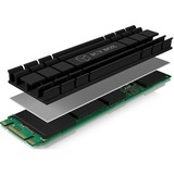 ICY BOX IB-M2HS-701 heatsink Zwart, ondersteunt M.2 2280 SSD