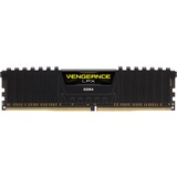 Corsair 16 GB DDR4-3000 Kit werkgeheugen Zwart, CMK16GX4M2B3000C15, Vengeance LPX, XMP