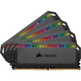 Corsair 64 GB DDR4-3600 Quad-Kit werkgeheugen Zwart, CMT64GX4M4Z3600C16, Dominator Platinum RGB, XMP 2.0, AMD Ryzen Optimized