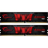 G.Skill 32 GB DDR4-3000 Kit werkgeheugen Zwart, F4-3000C16D-32GISB, Aegis, XMP