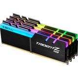 G.Skill 32 GB DDR4-3600 Quad-Kit werkgeheugen Zwart, F4-3600C17Q-32GTZR, Trident Z RGB, XMP 2.0