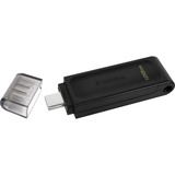 Kingston DataTraveler 70 128 GB usb-stick Zwart, DT70/128GB, USB-C 3.2 Gen 1